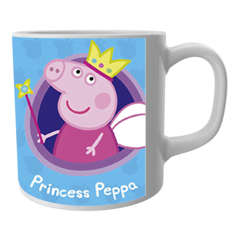 Peppa Pig Mugs, Peppa Pig Coffee Mug for Kids,White Ceramic Peppa Pig Coffee Mug, Gifts for Kids