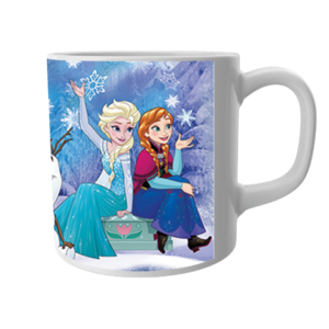 Product Guruji Disney Elsa Toon Doll Print White Ceramic Coffee/Tea Mug for Kids.?