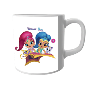 Product Guruji Disney Shimmer shineToon  Print White Ceramic Coffee/Tea Mug for Girls.?