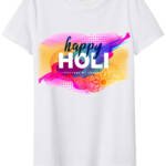 Happy Holi Festival Of Colors T-shirts For Kids, Women, Men