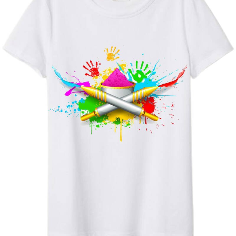 Pichkari Special Holi T-shirt  For Kids