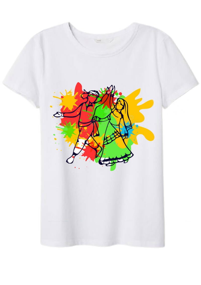 Customized Holi T-Shirts Men | Ladies | Kids