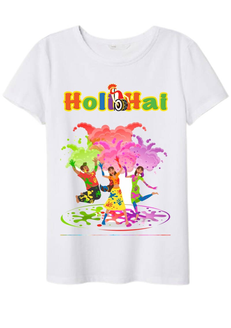 Holi Hai Colorful T-shirts