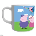 White Ceramic Peppa pig Design Coffee For kids 1 - Product GuruJi