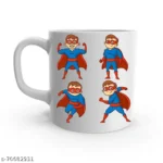 White Ceramic Super Hero Coffee Mug 2 - Product GuruJi