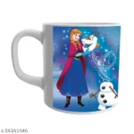 Disney Elsa Snowfall Toon Print White Ceramic Coffee/Tea for Kids. 2 - Product GuruJi