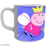 Peppa Pig Cartoon White Ceramic Water/Coffee Mug/Cup 2 - Product GuruJi