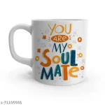 White Ceramic You are Soul Taxt Print Coffee Mug 2 - Product GuruJi