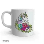 Beautiful Coffee mug For Kids with Unicorn Pattern white 1 - Product GuruJi