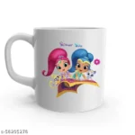 Disney Shimmer shineToon Print White Ceramic Coffee/Tea for Girls 1 - Product GuruJi