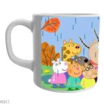 Peppa pig Friend Cartoon White Ceramic Coffee Mug 2 - Product GuruJi