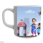 White Ceramic Motu Patlu Toons on Coffee for Kids 2 - Product GuruJi