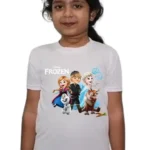 Frozen Cartoon Design Tshirt For Girls 1 - Product GuruJi