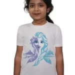 Girls Printed Cotton Linen Blend T Shirt 1 - Product GuruJi