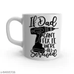 Father White Ceramic Father's Day/ world best dad/ Birthday Gift / for Father Mug 1 - Product GuruJi