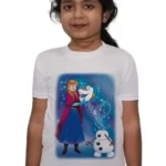 Elsa Girls Printed Polyester T Shirt 1 - Product GuruJi