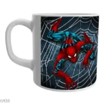 White Ceramic Spidermen Design Coffees Best Gift for Kids 1 - Product GuruJi