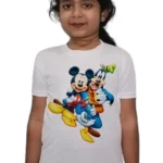 Girls Printed Polyester T Shirt