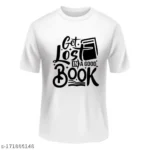 Get Lost In A Good Book Print Round Neck Regular Fit Premium Polyester Tshirt For Men and Women - Unisex 2 - Product GuruJi