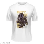 Print Text Happy Life Tshirt For Men and Women - Unisex