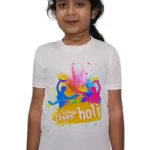 Holi Special Round Neck Regular Fit Premium Polyester Tshirt