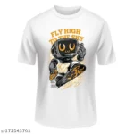 Fly High To The Sky Text Print Tshirt For Men and Women - Unisex